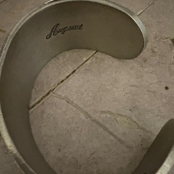 Salisbury Pewter Engraved Floral Bracelet - Picture 5 of 8